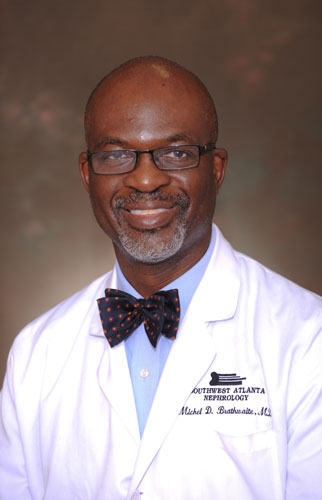 Dr. Michel Brathwaite, nephrologist at Southwest Atlanta Nephrology